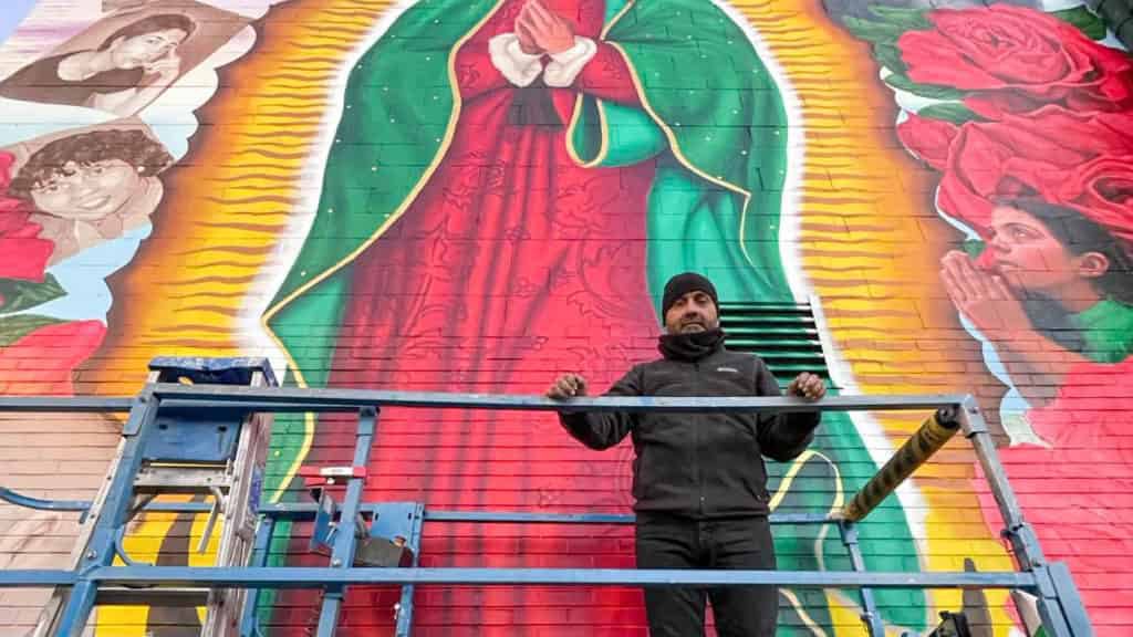 La Villita’s Guadalupe Mural Continues to Heal